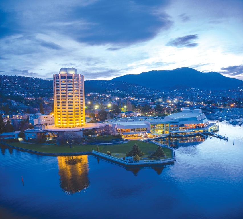 Luxury view representing Wrest Point in Hobart, Tasmania